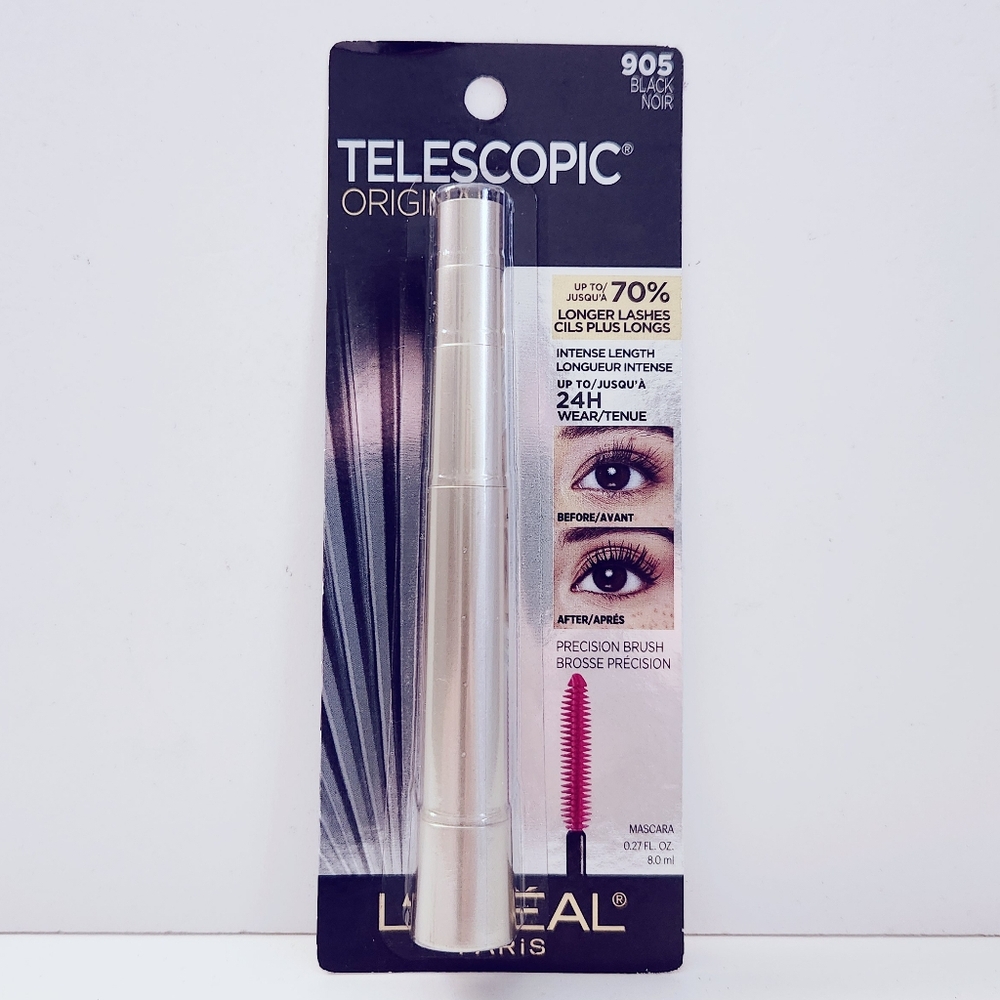 🐢2/$15 Loreal Paris Telescopic Original Washable Mascara Black